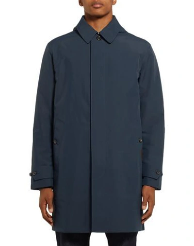 Shop Polo Ralph Lauren Synthetic Down Jackets In Dark Blue