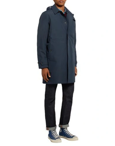 Shop Polo Ralph Lauren Synthetic Down Jackets In Dark Blue