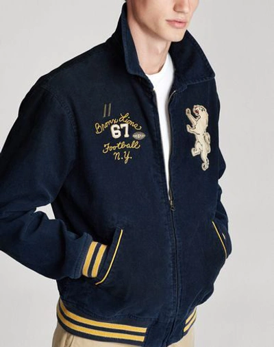 Polo Ralph Lauren Bronx Lions-embroidered Cotton-corduroy Jacket