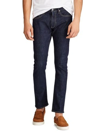 Shop Polo Ralph Lauren Sullivan Slim Stretch Jean Man Jeans Blue Size 33w-34l Cotton, Elastane