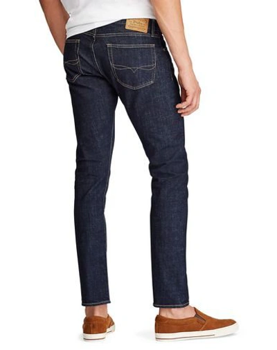 Shop Polo Ralph Lauren Sullivan Slim Stretch Jean Man Jeans Blue Size 33w-34l Cotton, Elastane
