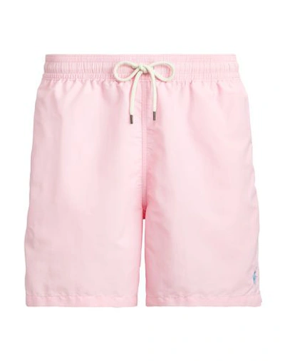 Shop Polo Ralph Lauren Swim Shorts In Pink