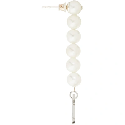 Shop Misbhv Silver Pearl Earrings