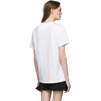 Shop Valentino White Vlogo T-shirt In Td4 Wht/fus