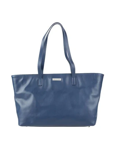 Shop Sergio Rossi Handbag In Dark Blue
