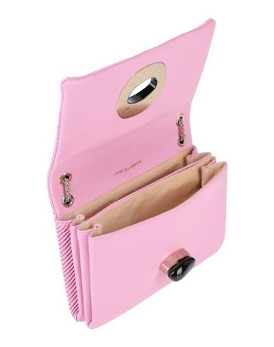 Shop Giorgio Armani Cross-body Bags In Pink