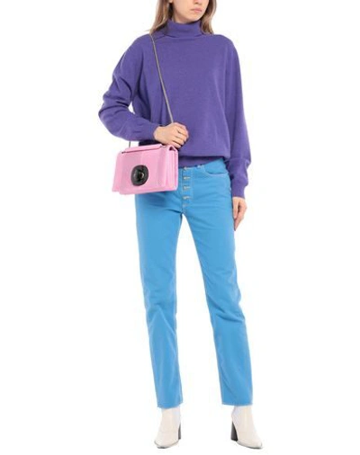 Shop Giorgio Armani Cross-body Bags In Pink