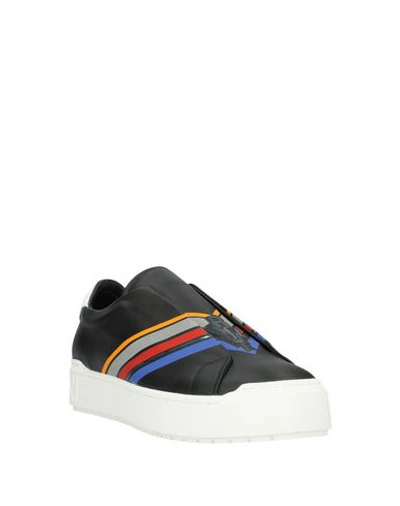 Shop Ruco Line Sneakers In Black