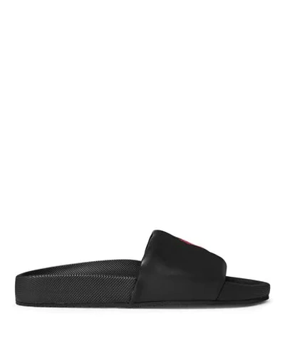 Shop Polo Ralph Lauren Sandals In Black
