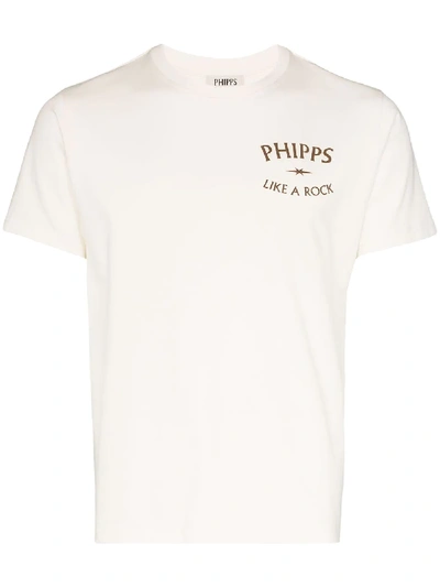 Shop Phipps Like A Rock T-shirt In White