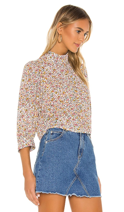 Shop Rolla's Stephanie Coast Floral Blouse In White