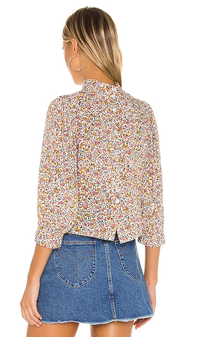 Shop Rolla's Stephanie Coast Floral Blouse In White