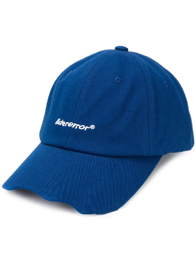 Shop Ader Error Embroidered Logo Baseball Cap In Blue