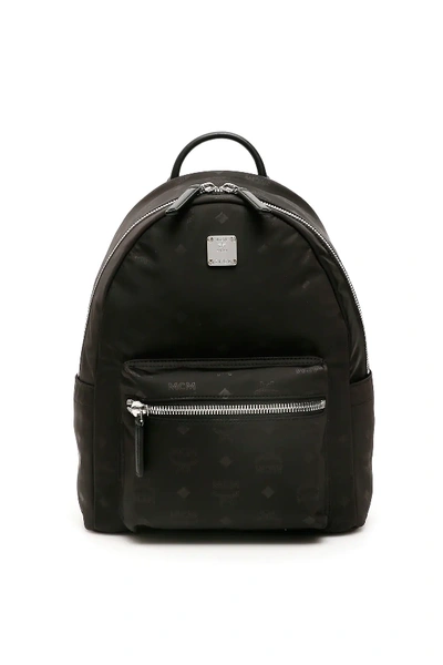 Shop Mcm Small Dieter Monogram Backpack In Black