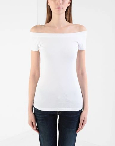 Shop Lauren Ralph Lauren T-shirt In White