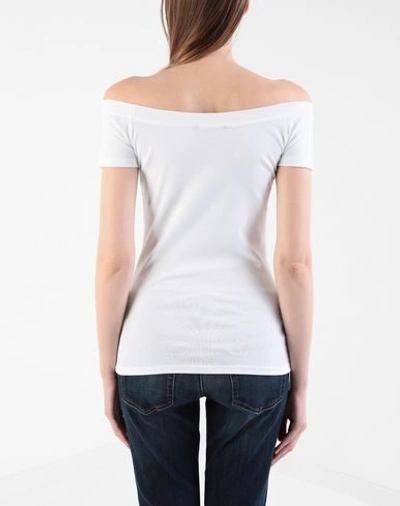 Shop Lauren Ralph Lauren T-shirt In White