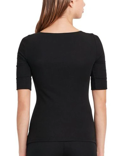 Shop Lauren Ralph Lauren T-shirts In Black