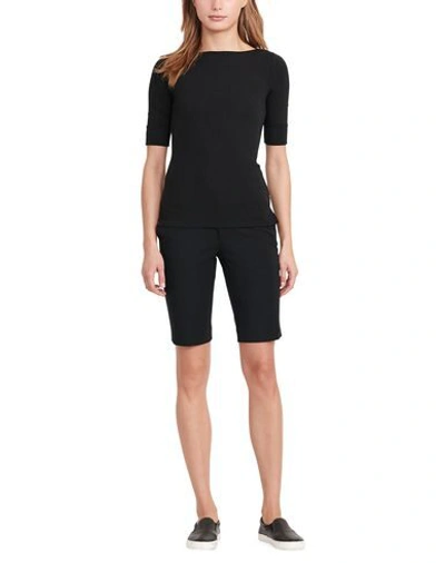 Shop Lauren Ralph Lauren T-shirts In Black