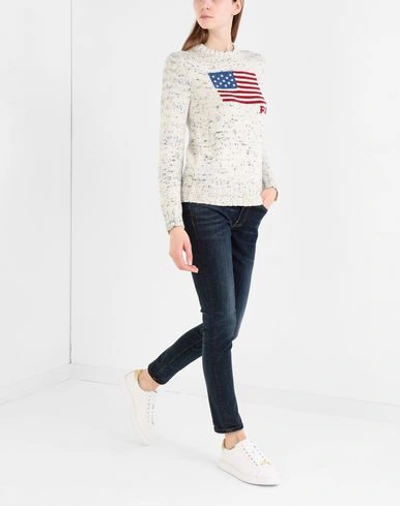 Shop Polo Ralph Lauren Sweater In Ivory