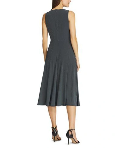 Shop Lauren Ralph Lauren 3/4 Length Dresses In Dark Blue