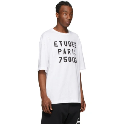 Shop Etudes Studio Etudes White Museum Stencil T-shirt