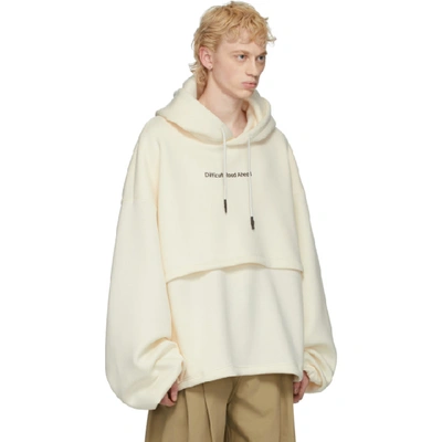 Shop A. A. Spectrum Off-white Shufu Hoodie