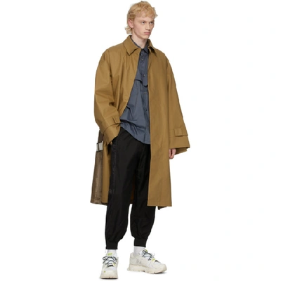 Shop A. A. Spectrum Tan Hobo Trench Coat In Beige