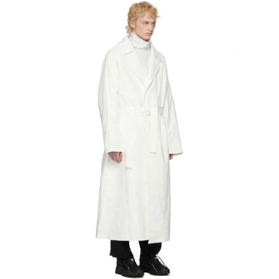 Shop A. A. Spectrum White Long Trench Coat