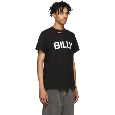 Shop Billy Black Distressed Logo T-shirt