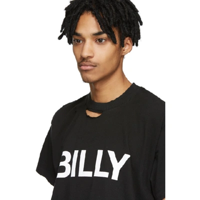Shop Billy Black Distressed Logo T-shirt