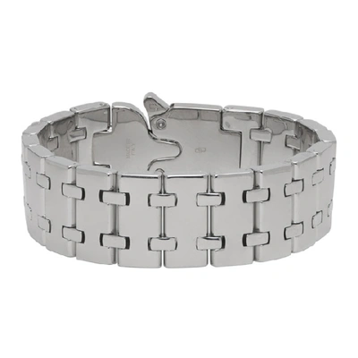 Shop Alyx 1017  9sm Silver Royal Oak Bracelet In Gry0002-sil