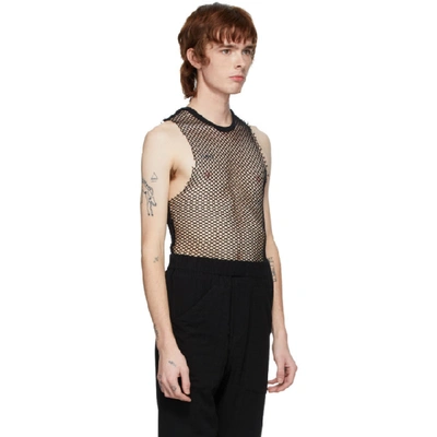 Shop Ann Demeulemeester Black Baufra Tank Top