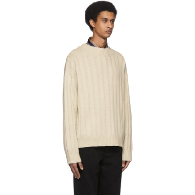 Shop Hope Off-white Wool Om Sweater