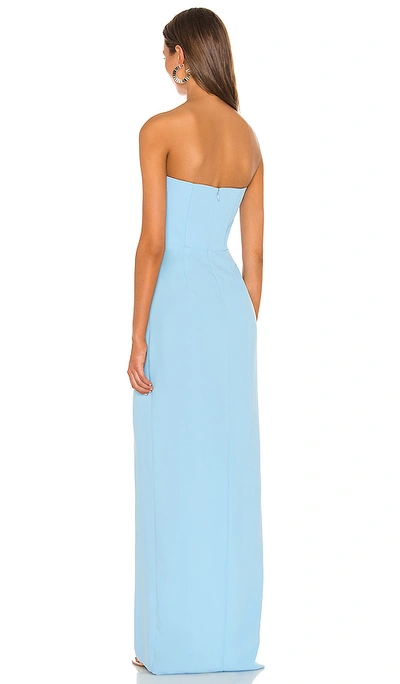 Shop Amanda Uprichard Cherri Gown In Pacific