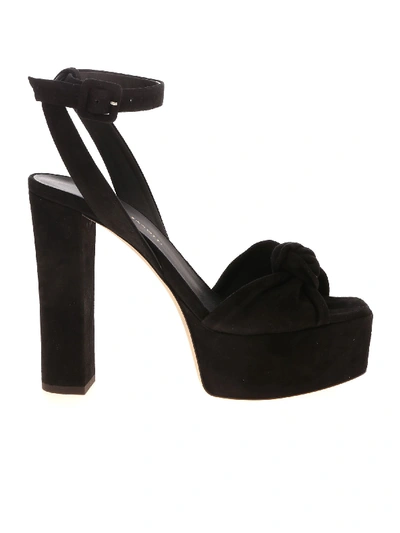 Shop Giuseppe Zanotti Betty Open Toe Sandals In Black