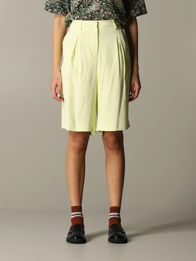 Shop L'autre Chose Lautre Chose Suit Short Women Lautre Chose In Yellow