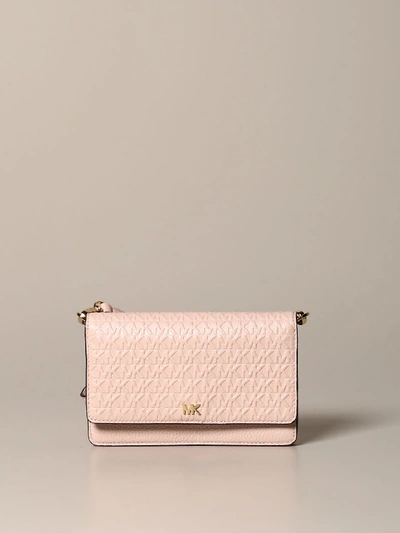 Shop Michael Michael Kors Mini Bag  Mini Wallet Bag In Powder