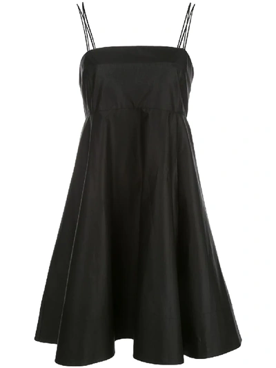 3.1 Phillip Lim Satin Spaghetti-strap Tunic In Black