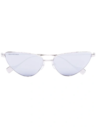 Shop Balenciaga Cat Eye-frame Sunglasses In Black