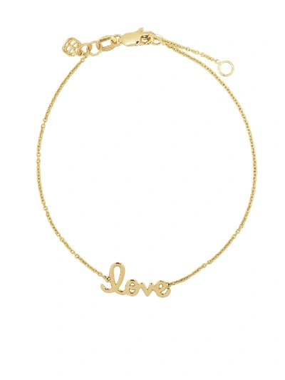 Shop Sydney Evan 14kt Yellow Gold Love Bracelet