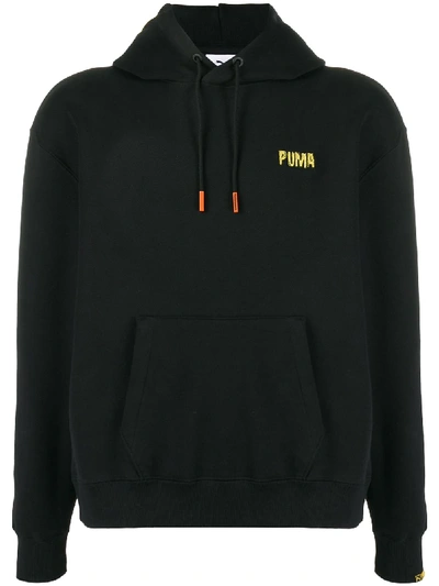 PUMA LOGO DRAWSTRING HOODIE 