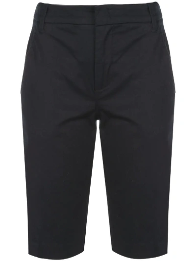 Vince Knee-length Side Pocket Chino Shorts In Black