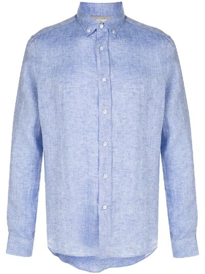 Shop Brunello Cucinelli Long Sleeve Shirt In Blue