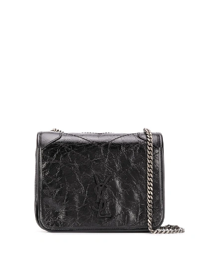 Shop Saint Laurent Niki Crossbody Bag In Black