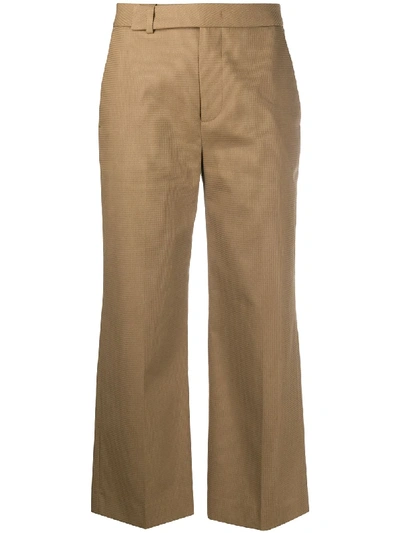 Shop Pt01 Michelle Cropped Trousers In Neutrals