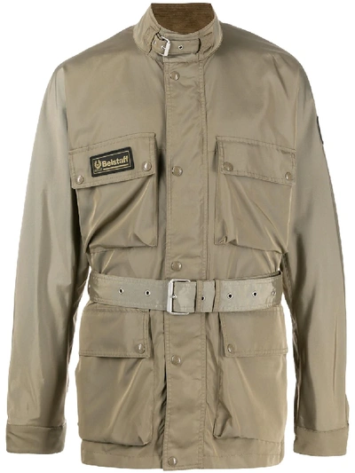Shop Belstaff Trialmaster Xl500 Fallow Jacket In Neutrals