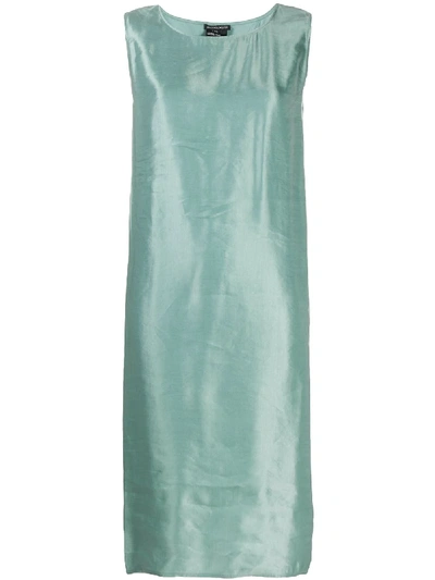 Shop Ann Demeulemeester Sleeveless Midi Dress In Green