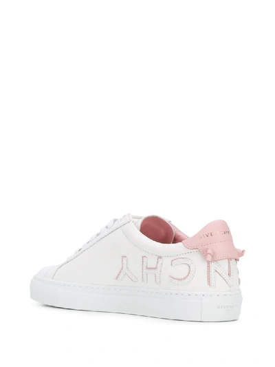 Shop Givenchy Reverse Logo Sneakers In White