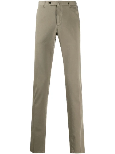 Shop Pt01 Slim Fit Chinos In Green