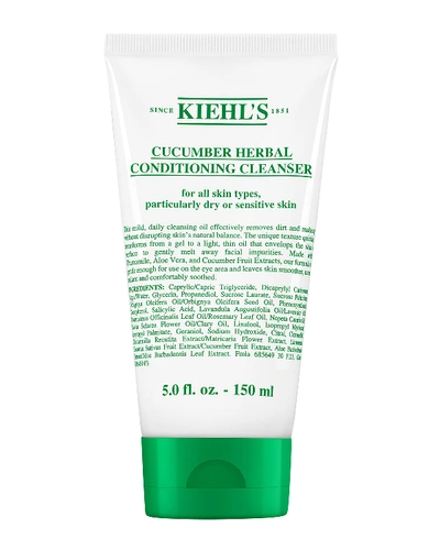 Shop Kiehl's Since 1851 Cucumber Herbal Conditioning Cleanser, 11.7 Oz.